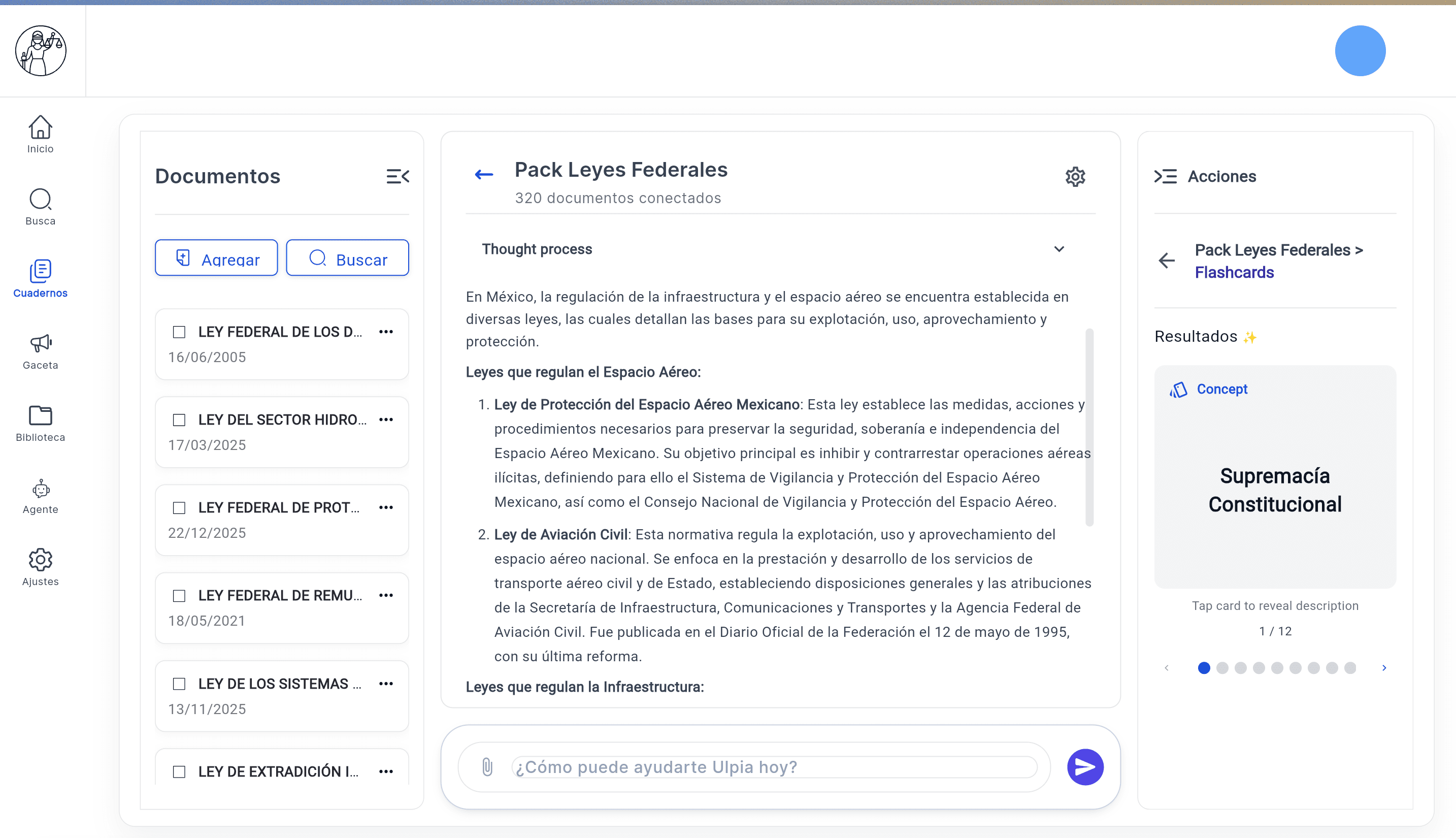 Contexto organizado para investigar mejor